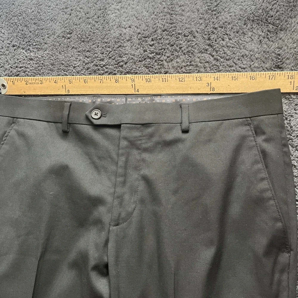 lauren ralph lauren trousers men's 34X30 black total comfort poly blend business